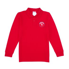 Schooltex Bledisloe School Long Sleeve Polo with Embroidery