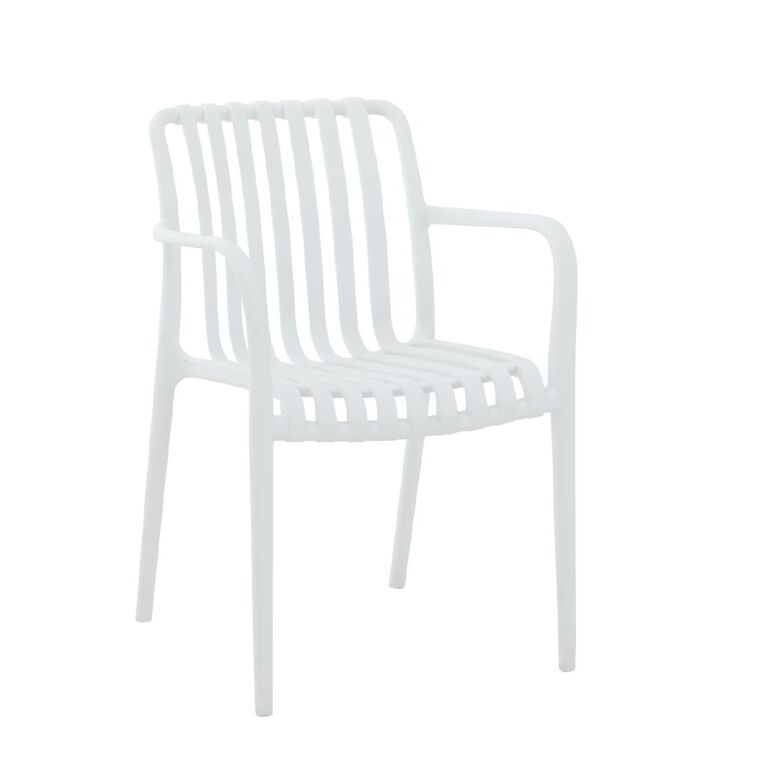 Living & Co Oberlin Chair White, , hi-res