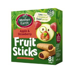 Mother Earth Fruit Sticks Apple & Strawberry 152g
