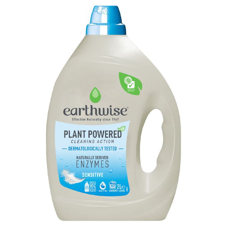 Earthwise Sensitive Laundry Liquid 2L, , hi-res