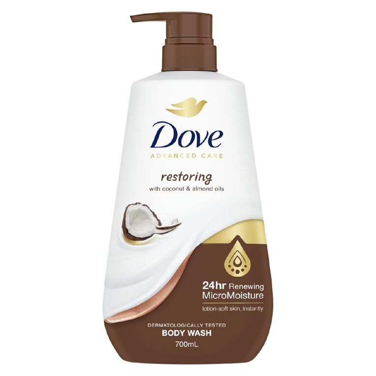 Dove Advanced Care Body Wash Restoring 700ml, , hi-res