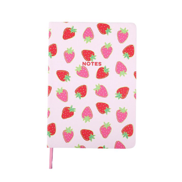 Kookie Strawberry Hardback Notebook A5, , hi-res