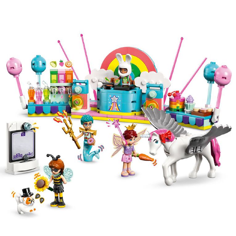 LEGO Friends Costume Party with Unicorn and Fairy 42661, , hi-res