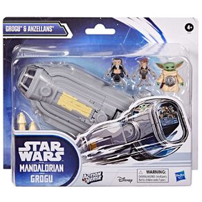 Star Wars Action Verse Grogu & Anzellans Starship