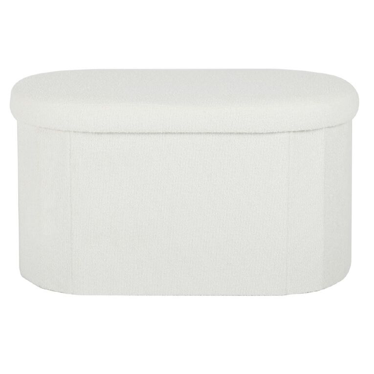 765 R Display Living & Co Foldable Boucle Storage Box | The Warehouse