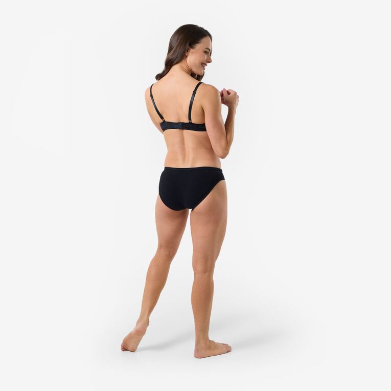 H&H Women's Basic T-Shirt Bra, Black, hi-res