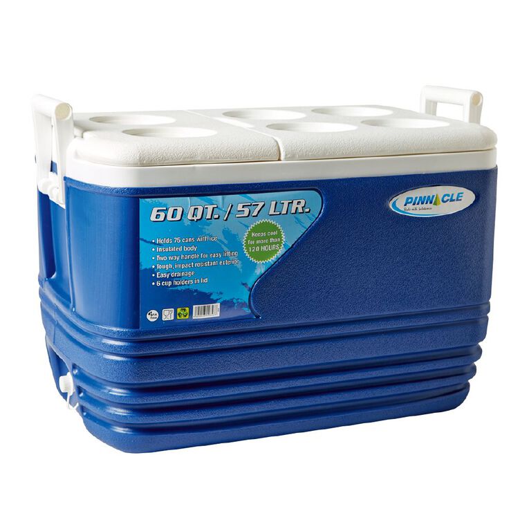 Pinnacle Chilly Bin 57L Blue/White One Size Blue/White The Warehouse