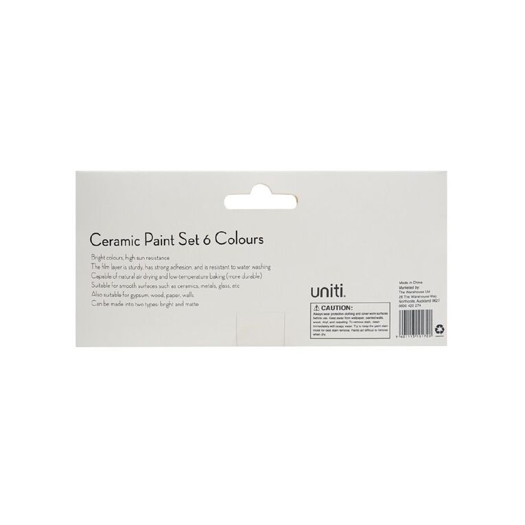Uniti Ceramic Paint 6pcs 20ml, , hi-res