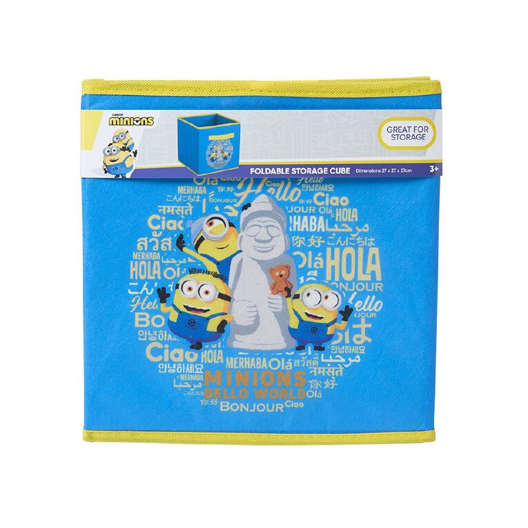 Minions 27cm Storage Cube, , hi-res