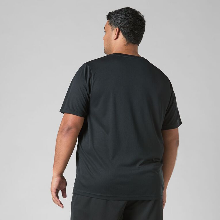 Active Intent Men's Cooldry Tee, Black, hi-res
