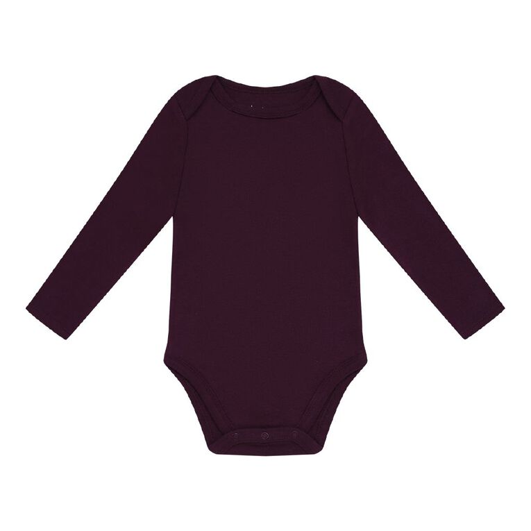 Young Original Babies' Long Sleeve Printed Bodysuit 3 Pack, Pink Light BUNNY, hi-res