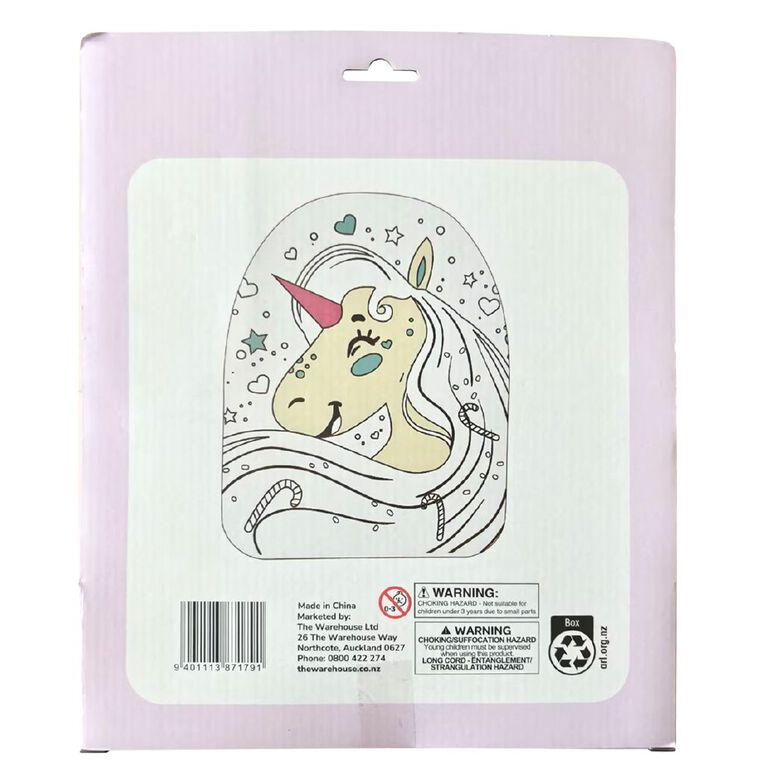Uniti Craft Kids Color Your Own Backpack Unicorn, , hi-res