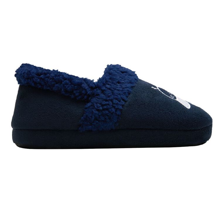 Young Original Senior Kids' Romy Closed Back Slippers, Blue Dark, hi-res