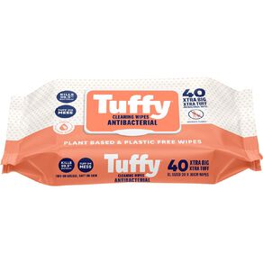 Tuffy Cleaning Wipes Antibacterial 40 Pack