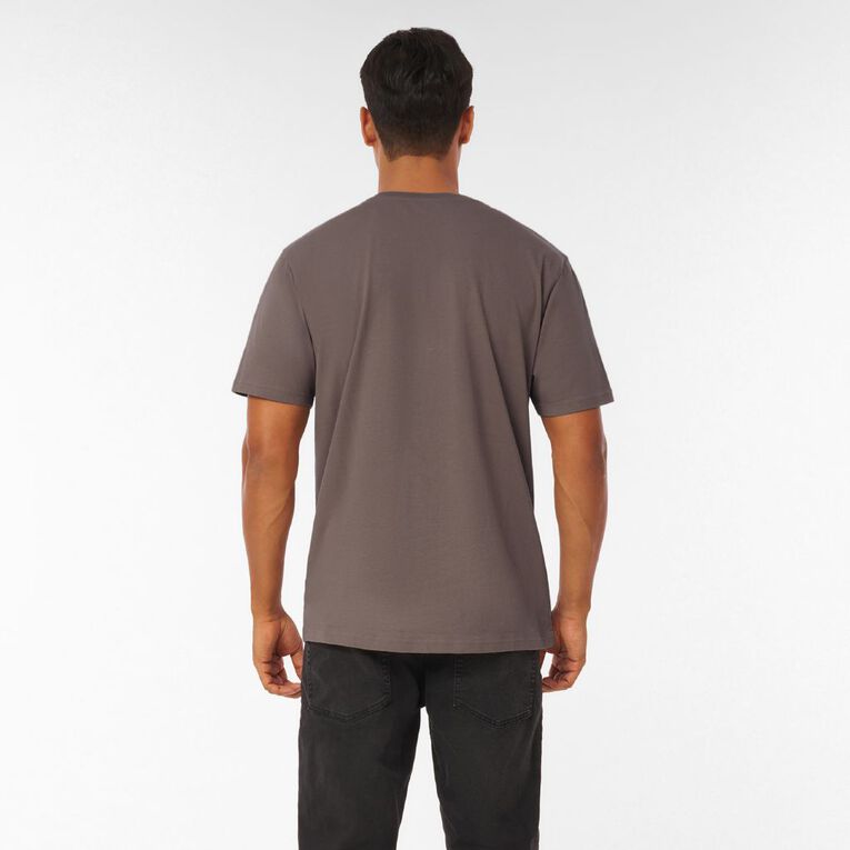 H&H Men's Regular Fit Plain Tee, Beige, hi-res