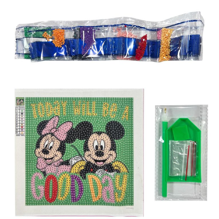 Mickey Mouse Kids Gem Art- Good Day, , hi-res