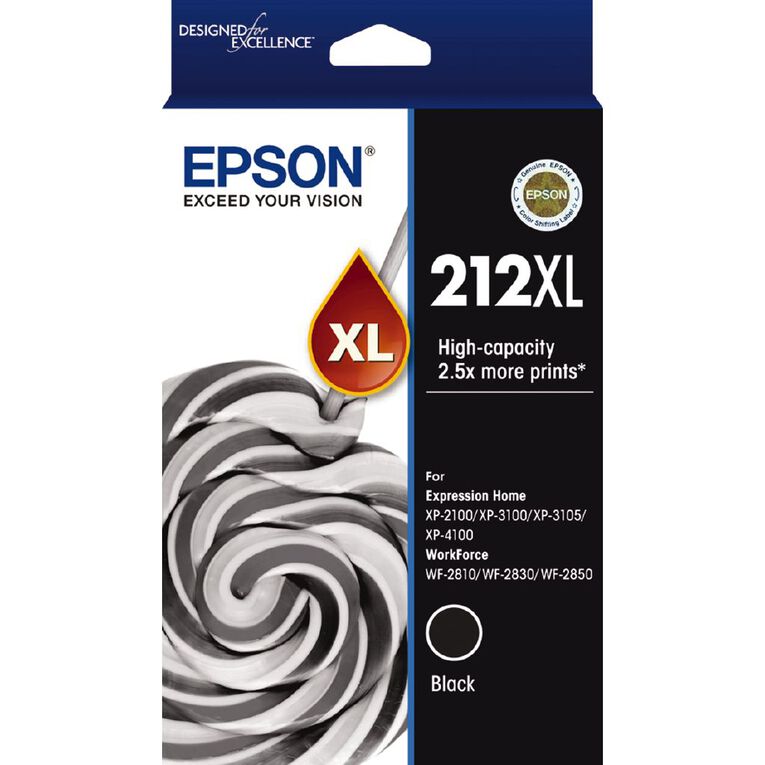 Epson Ink 212XL Black (500 Pages), , hi-res