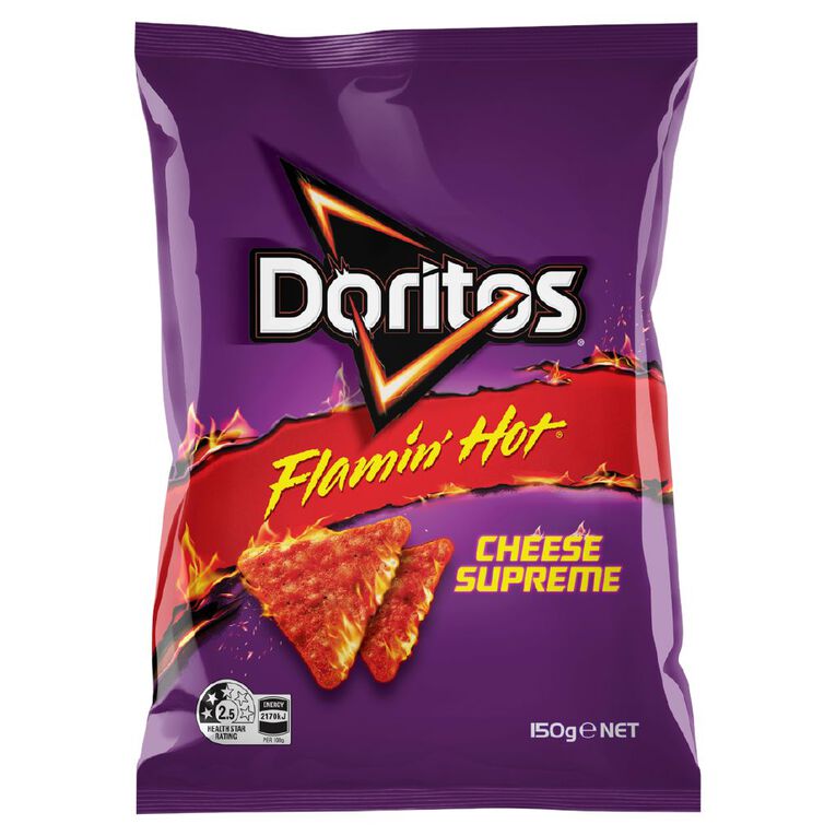 Doritos Flamin' Hot Cheese Supreme 150g, , hi-res