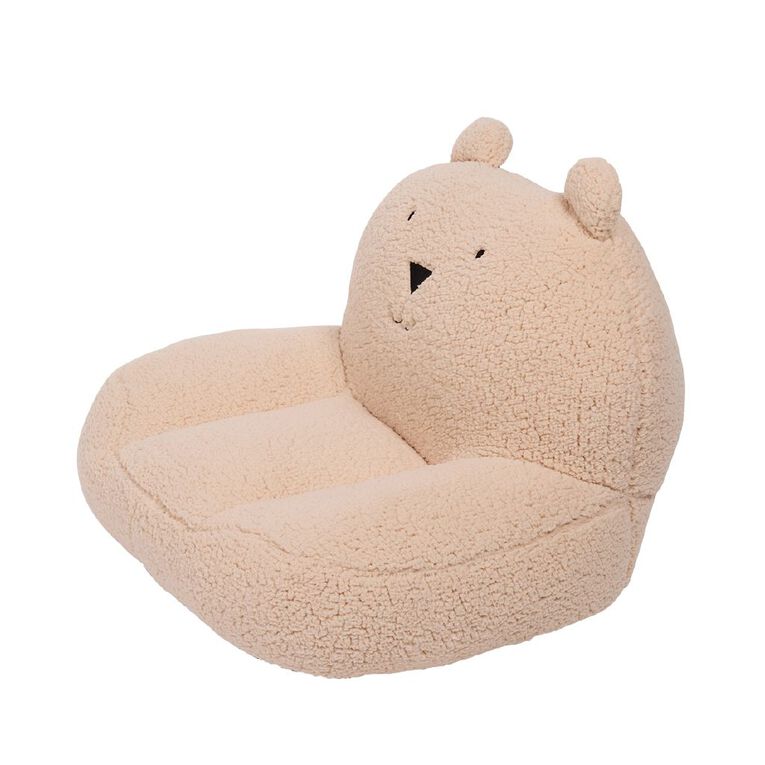 Living & Co Cuddly Bear Chair Brown Mid, , hi-res