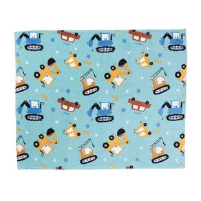 Living & Co Kids Coral Fleece Throw Diggers 127cm x 152cm