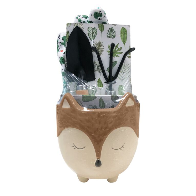 Snazzee Ceramic Fox Pot Tool Glove Set, , hi-res