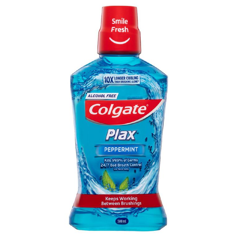 Colgate Plax Peppermint Mouthwash 500ml, , hi-res