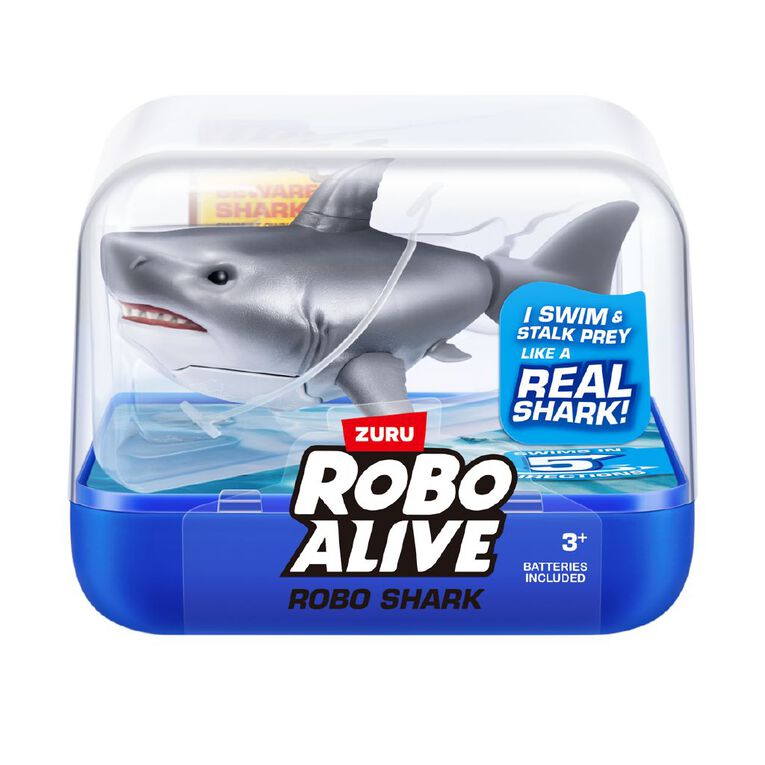 Zuru Robo Alive Water Activated Swimming Shark Series 1, , hi-res
