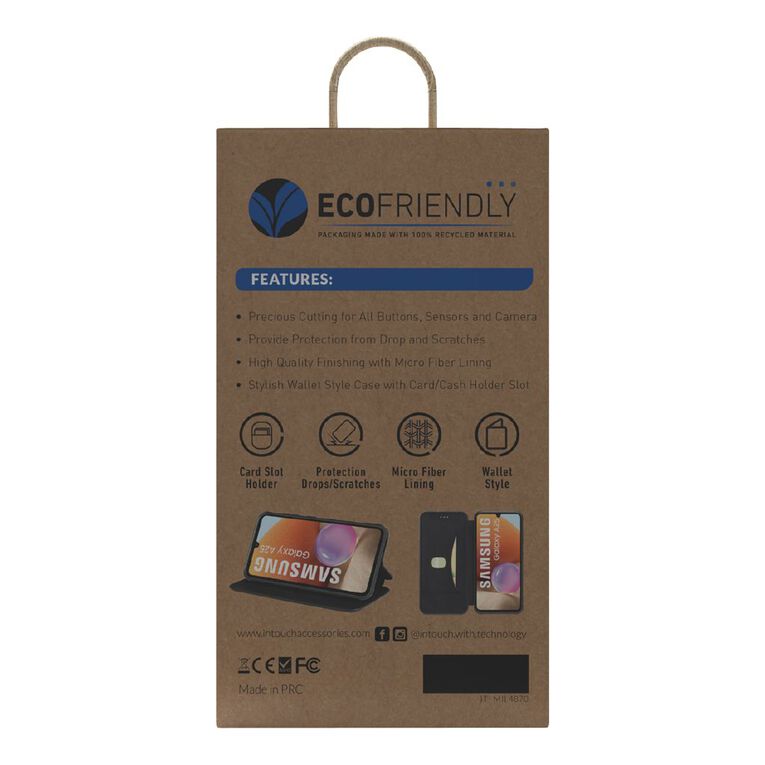 INTOUCH Samsung A25 Milano Wallet - Black, , hi-res