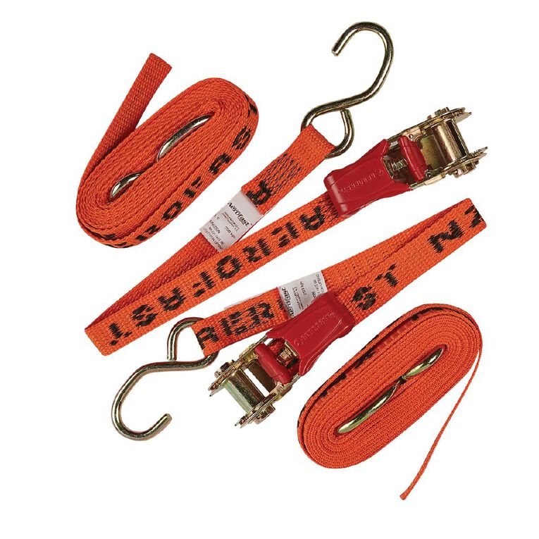 Aerofast Fastlock Tie Down 4M x 25mm 2 Pack, , hi-res