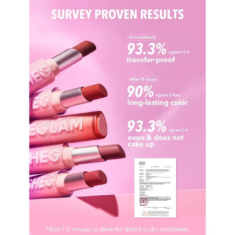 Sheglam Dynamatte Boom Long lasting Matte Lipstick Rule Breaker 2.7g, , hi-res