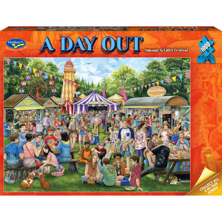 A Day Out 1000 Piece Puzzle Assorted, , hi-res