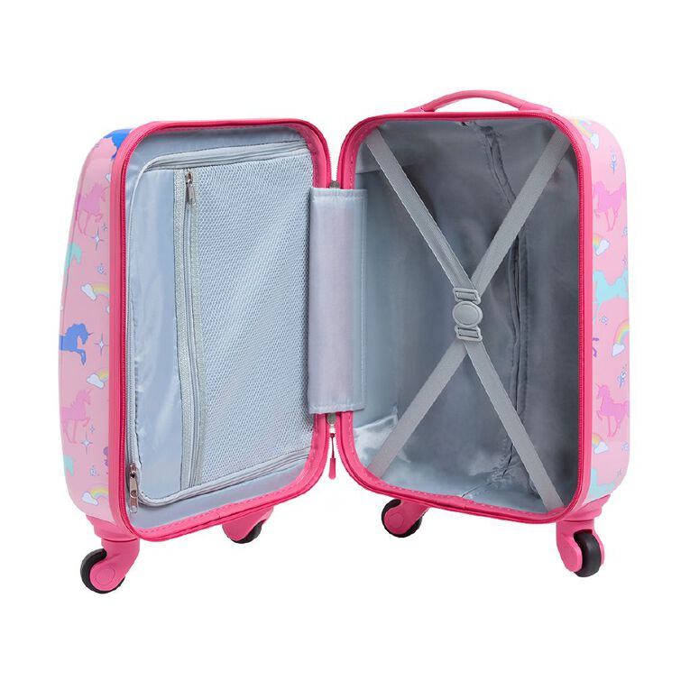 Travelers Club 5 Piece Luggage Set Unicorn Pink, , hi-res