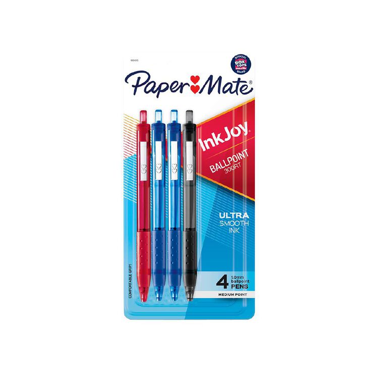 Paper Mate InkJoy 300RT Business Ballpoint Pen Assorted 4 Pack, , hi-res