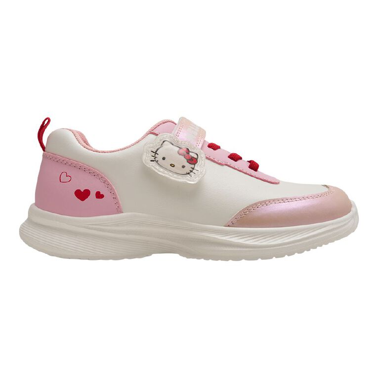 Hello Kitty Senior Kids' Trainers, White, hi-res