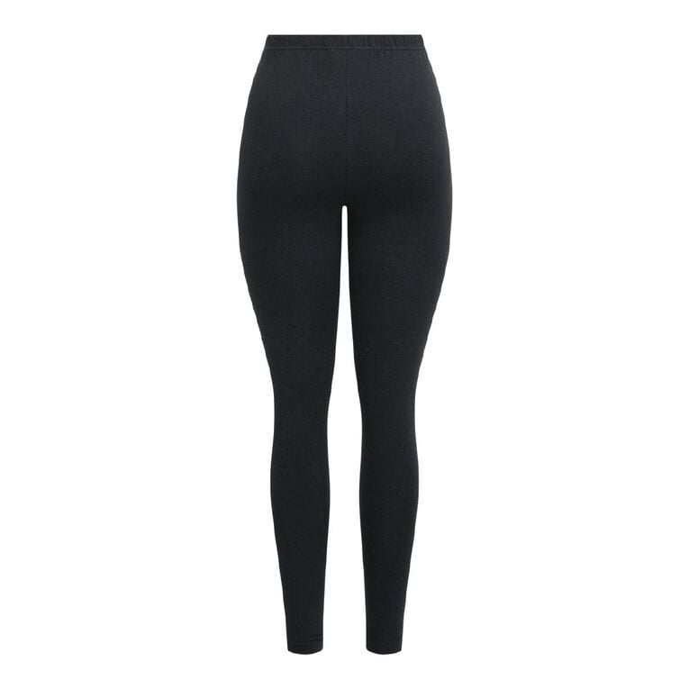 H&H Women's Long Leggings, Black, hi-res