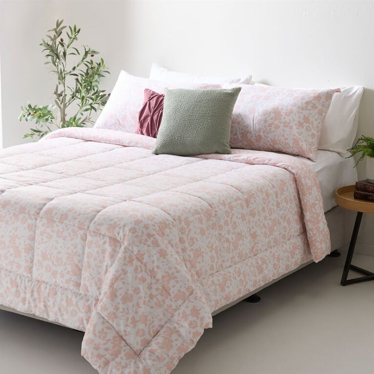 Living & Co 3 Piece Comforter Set Celeste Multi-Coloured Queen, , hi-res