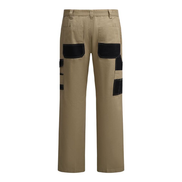 Rivet Men's Utility Pants, Khaki, hi-res