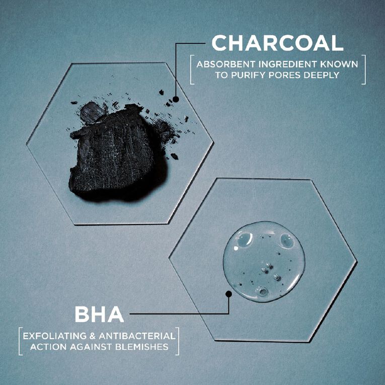 Garnier Pure Active 3-in-1 Charcoal Face Wash 150ml, , hi-res