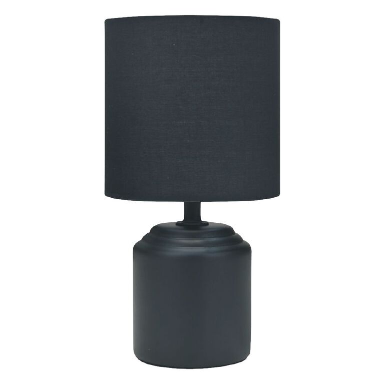 Living & Co Rowan Table Lamp Black, , hi-res