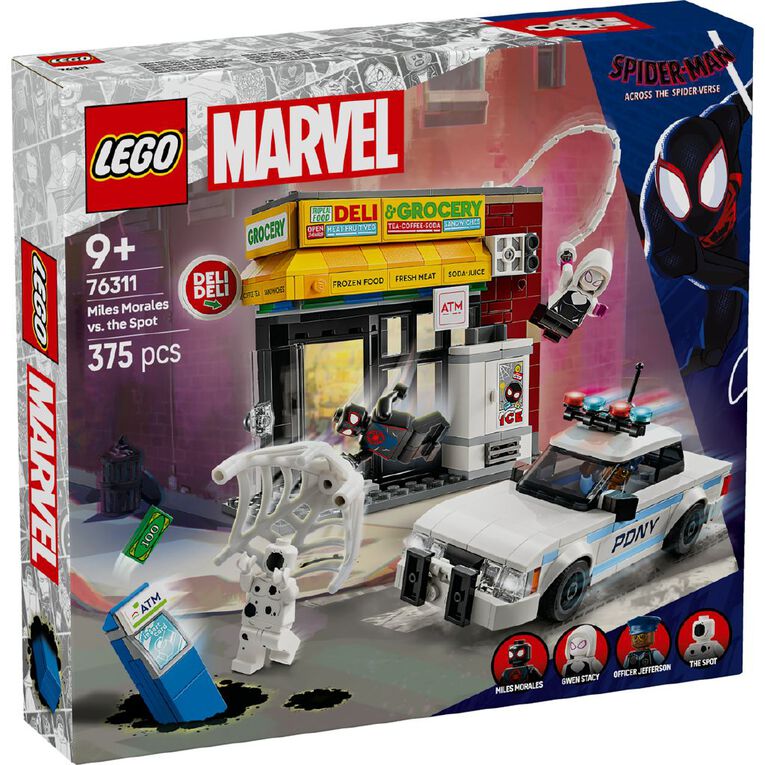 LEGO Marvel Super Heroes Spider Verse Miles Morales vs The Spot 76311, , hi-res
