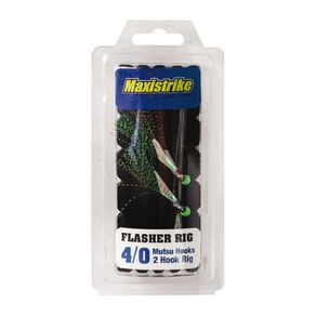 Maxistrike Flasher Rig Mutsu Hooks 4/0