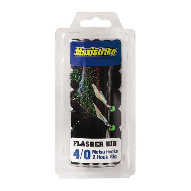 Maxistrike Flasher Rig Mutsu Hooks 4/0, , hi-res