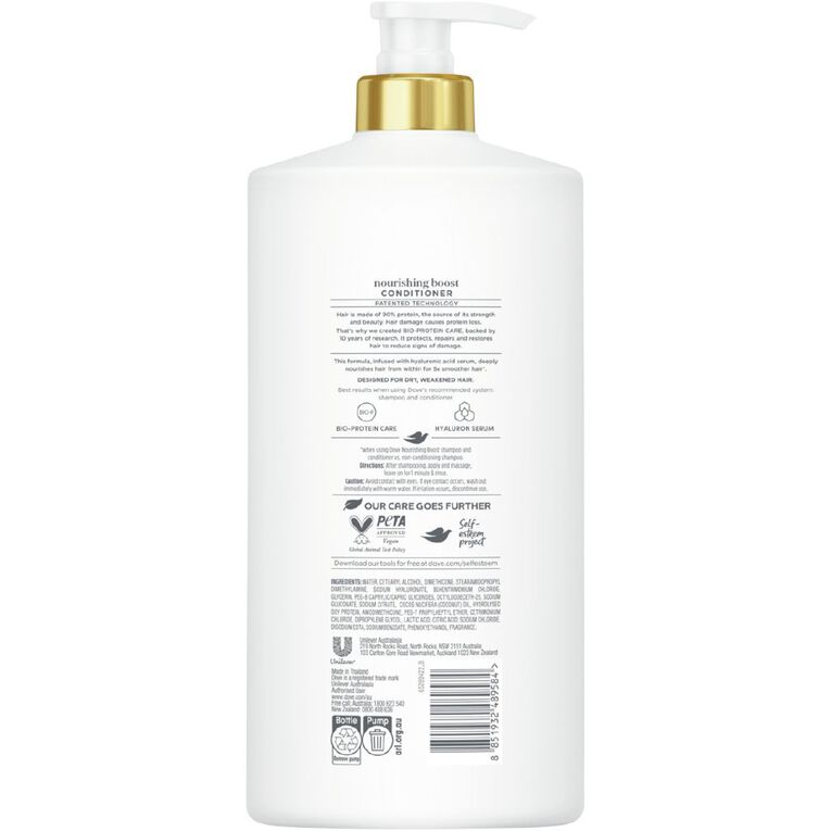 Dove Damage Therapy Nourishing Boost Conditioner 850ml, , hi-res