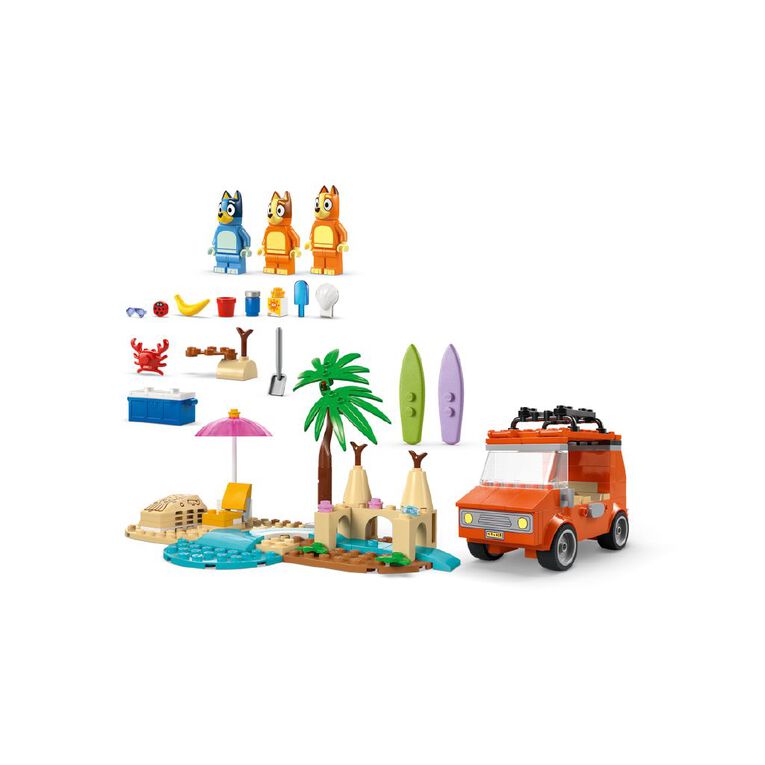 LEGO Bluey Beach and Family Car Trip 11202, , hi-res
