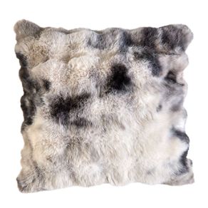 Living & Co Cushion Faux Fur Bubble Grey 50cm x 50cm