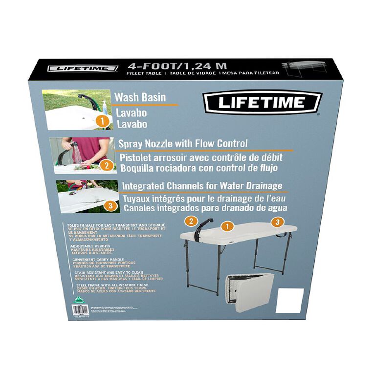 Lifetime 4-foot Fillet Table, , hi-res
