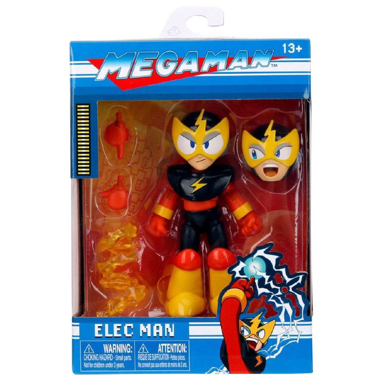 Mega Man Electric 4.5 Inch Figure, , hi-res