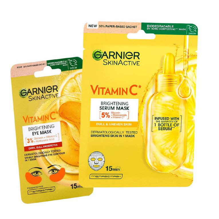 Garnier Vitamin C Tissue Mask Multipack, , hi-res