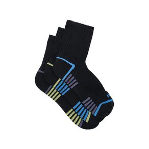Rio Men's Active Mid Crew Socks 3 Pack