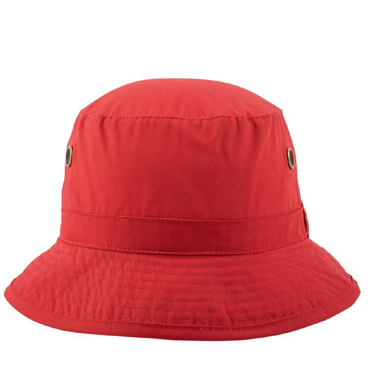 Schooltex Bucket Hat, Red Mid, hi-res
